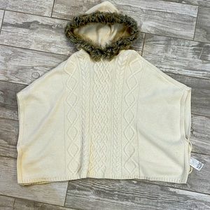 Gap kids sweater poncho